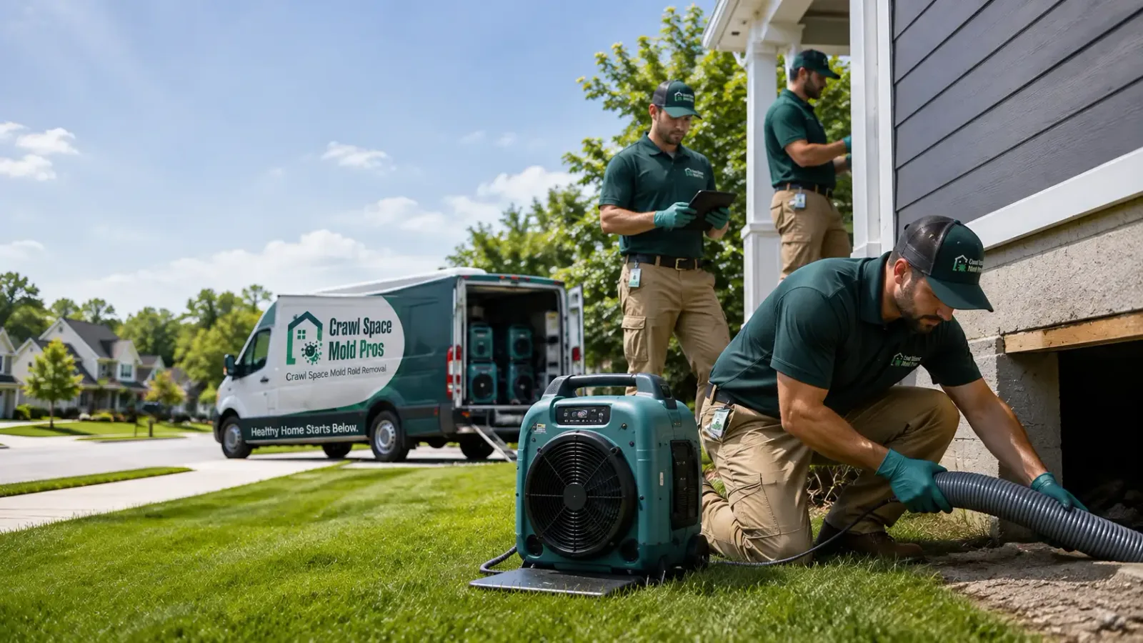Crawl Space Mold Removal in Council Grove, KS